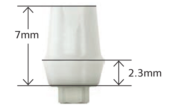CAD/CAM abutments Ceramic abutments (regular emergence)
